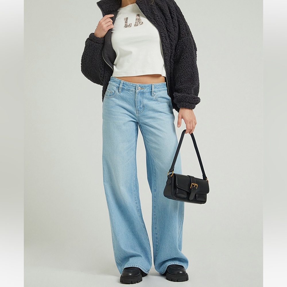 Pacsun Casey Light Indigo Low Rise Baggy Jeans | size 23